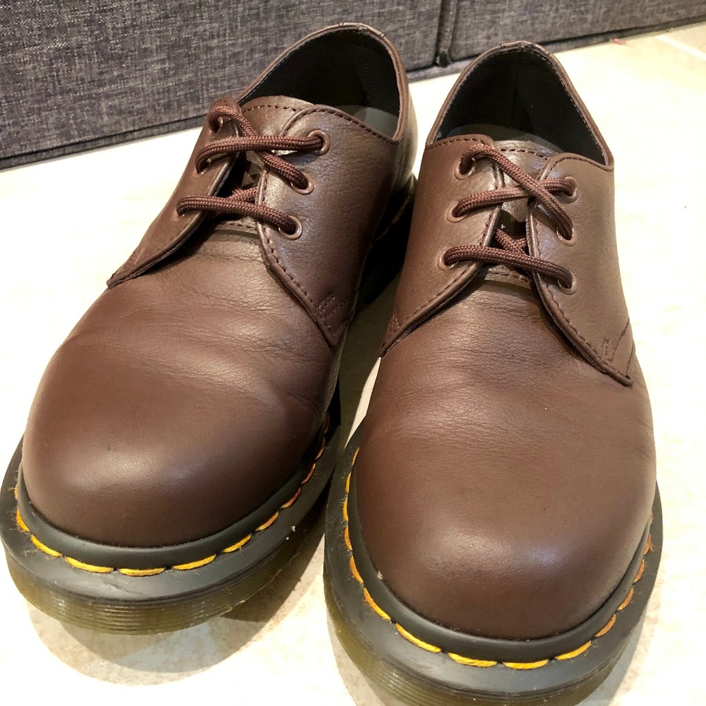 Dr. Martens WOMEN'S 1461 VIRGINIA Dark Brown Size7